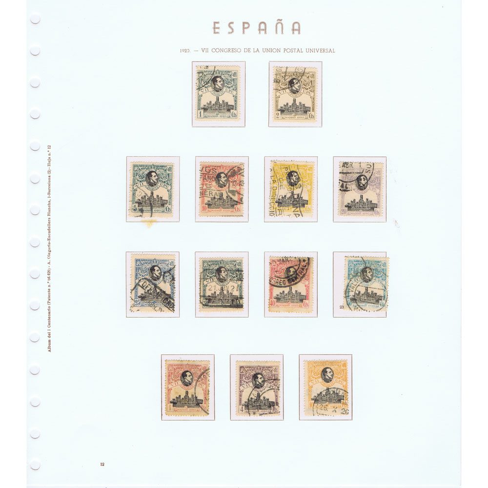 Colección De Sellos De España Año 1889 A 1950 Usados