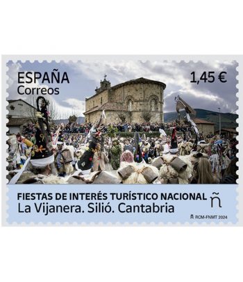 Sello de España 5718 Fiesta nacional. La Vijanera. Silió.  - 1 Filatelia.shop