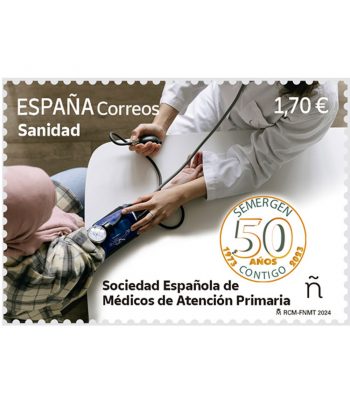 Sello de España 5725 50 años Médicos Atención Primaria  - 1 Filatelia.shop