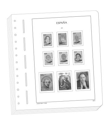 LEUCHTTURM hojas preimpresas sellos de España 2023  - 1 Filatelia.shop