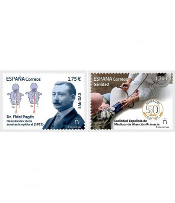 Sello de España 5724/5 Dr. Fidel Pagés y Semergen.  - 1 Filatelia.shop