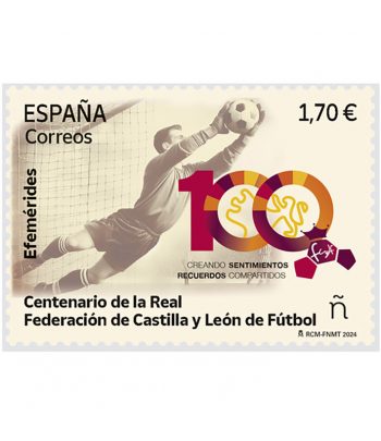 Sello de España 5770 Real Federación de Castilla y León de Fútbol.  - 1 Filatelia.shop