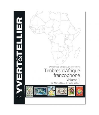 YVERT ET TELLIER Africa Francófona Tomo 1 (A- H) 2023  - 1 Filatelia.shop